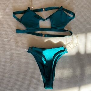 Teal Bikini Set